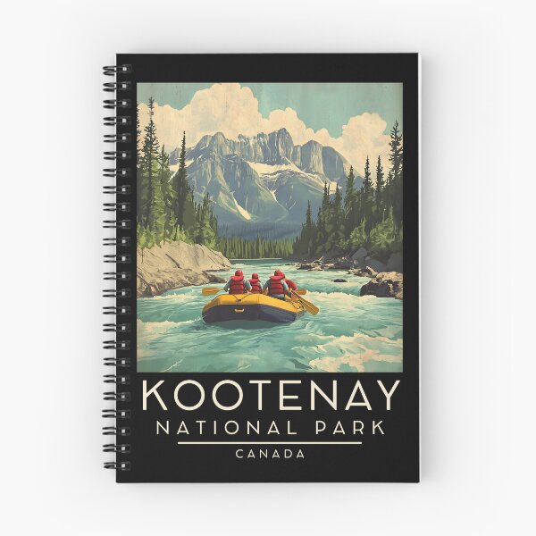 Item preview, A Vintage Illustration of Kootenay National Park - Canada  designed and sold by GoodOldVintage.