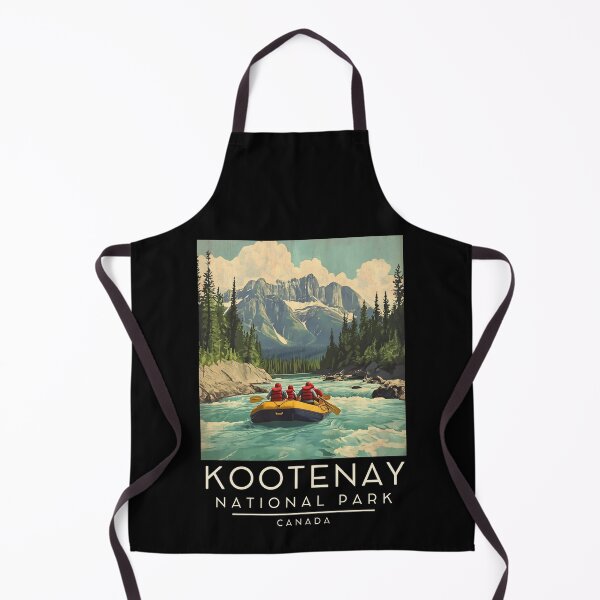 Item preview, A Vintage Illustration of Kootenay National Park - Canada  designed and sold by GoodOldVintage.