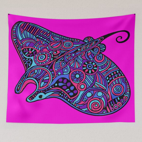 Item preview, Intricate manta ray designed and sold by SpectrumShine.