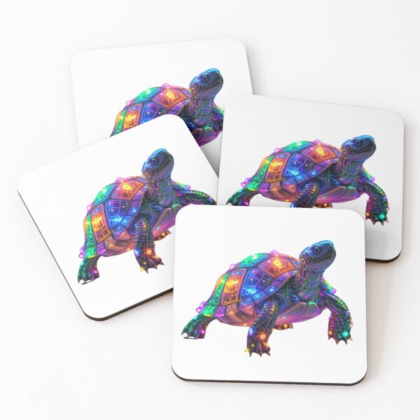 Item preview, Cyber Neon Turtle designed and sold by GloriousArtSKD.