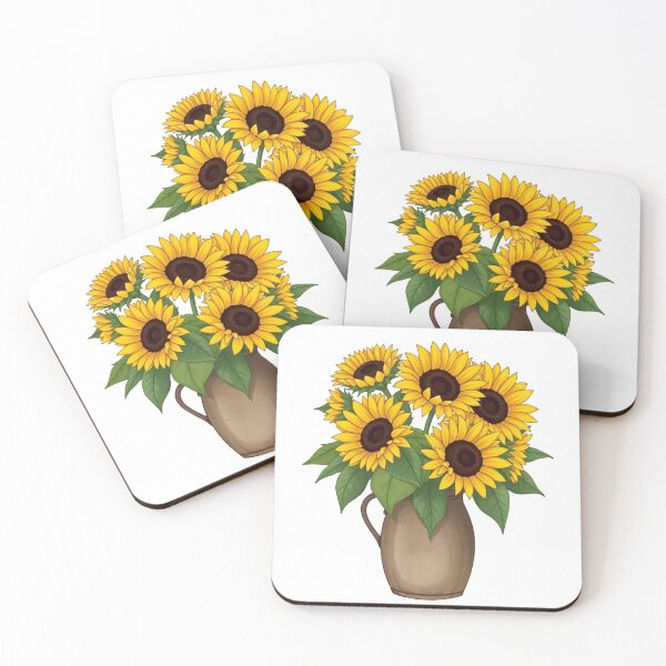 Item preview, cute sunflower Bouquet illustration designed and sold by Art for Every Person.
