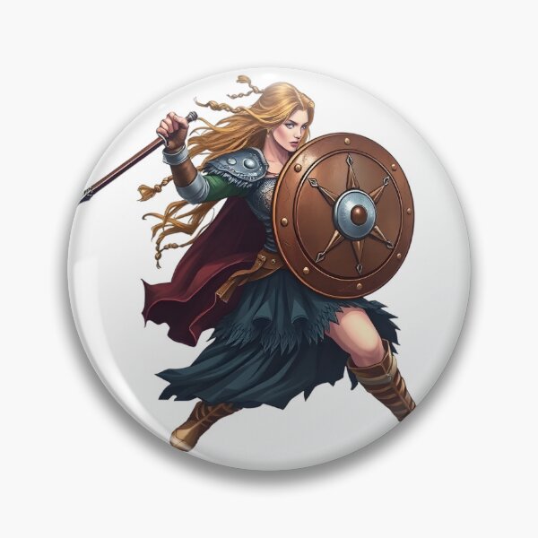 Item preview, Viking Shieldmaiden designed and sold by ZanyPaintbrush.