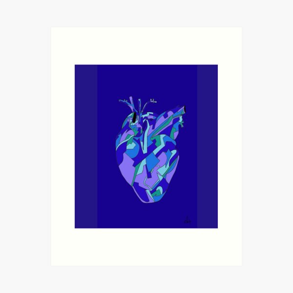 Aperçu de l'œuvre Blue electric créée et vendue par AmandineT.