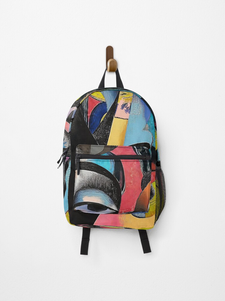 Thumbnail 1 of 3, Backpack, Abstract Desolate Human designed and sold by RodAshOffbeat.