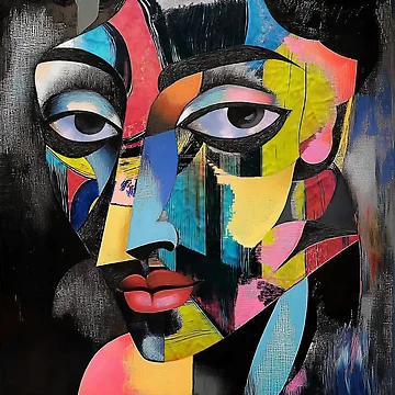 Artwork thumbnail, Abstract Desolate Human by Duckmoo Art