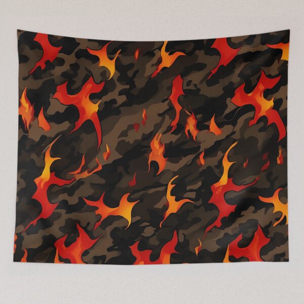 Item preview, Burning Ember Camo designed and sold by zzz888.