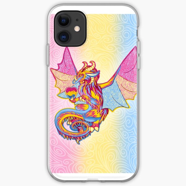 Pansexual Pride Dragon iPhone Soft Case