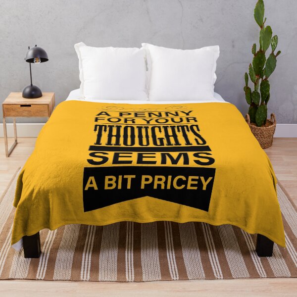 Item preview, A Penny For Your Thoughts Seems A Little Pricey T-Shirt / Sticker designed and sold by Salamantito.