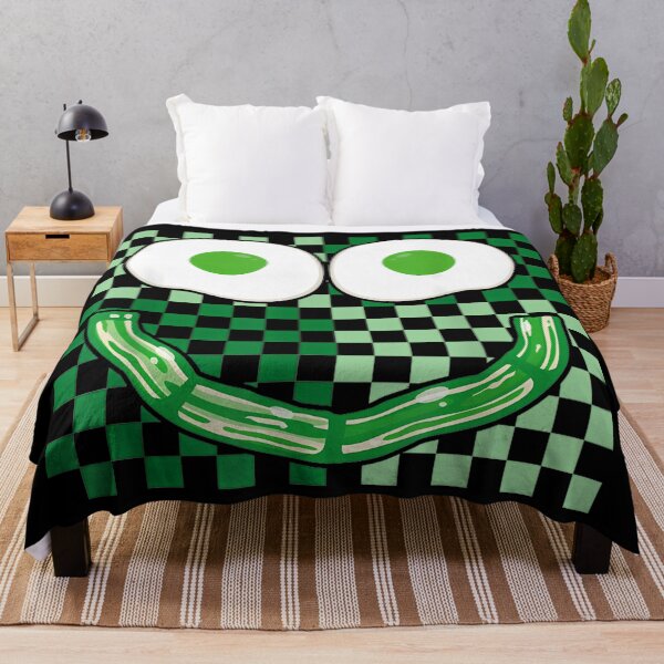 Item preview, Green Smile Face Eggs And Bacon Ham Breakfast St Patrick's designed and sold by Alluka Brand.