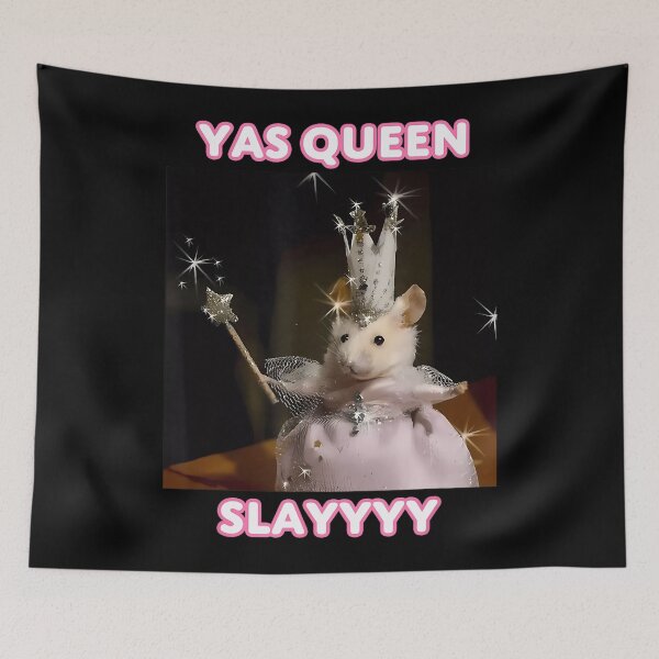 Item preview, YAS QUEEN SLAYYYY Funny Design designed and sold by FantasyFablesC.