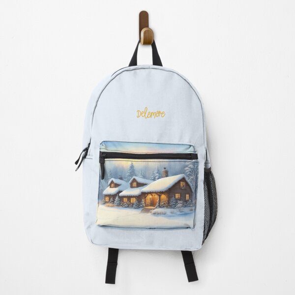Item preview, Cozy Retreat in a Winter Wonderland designed and sold by Delemore Art.