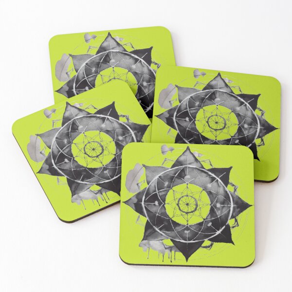 Item preview, Monochrome Sacred Mandala – Geometric Spiritual Art designed and sold by DehatiCanvas.