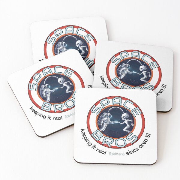 Item preview, Space Bros Astronaut Alien Friendship designed and sold by Alluka Brand.