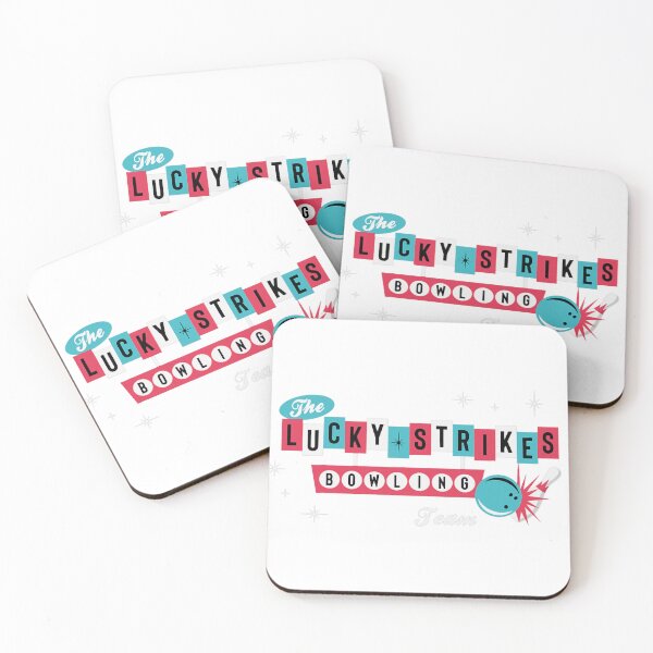 Item preview, Lucky Strikes Bowling Team - Retro Men Women or Kids designed and sold by NaomiYuhas7.