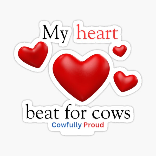 Vista previa del artículo con la obra «Marca para amantes de las vacas: Cowfully Proud», diseñado y vendido por CowfullyProud.