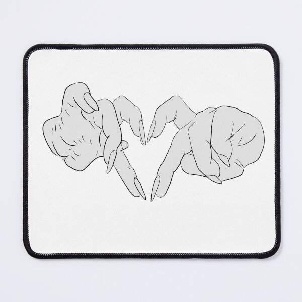 Item preview, heart with fingers next gen white background designed and sold by Kalhanne.