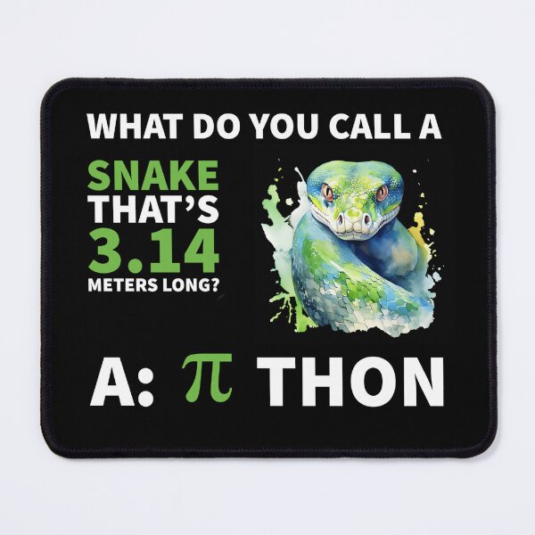 Item preview, Funny Pi-thon Snake 3.14 Math Pun Design Gifts designed and sold by Maniutek.