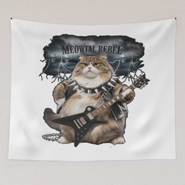 Item preview, Meowtal Rebel #3 designed and sold by ChonkingHazard.
