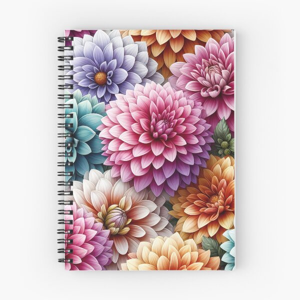 Item preview, Dahlias Pastel D4 designed and sold by HappyHavenStu.