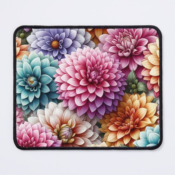 Item preview, Dahlias Pastel D4 designed and sold by HappyHavenStu.