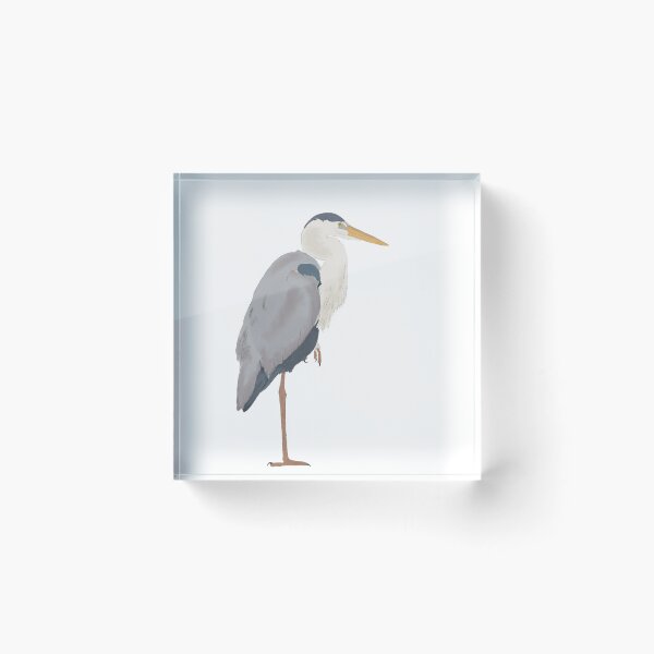 Item preview, Gray heron designed and sold by PuffyFeathers.