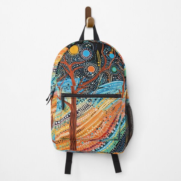 Item preview, Aboriginal Inspired Dot Art - In a Wonderful Forest at Night designed and sold by GrinGalore.