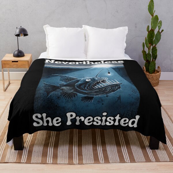 Item preview, Anglerfish Found The Light Angler Fish Funny designed and sold by FantasyFablesC.