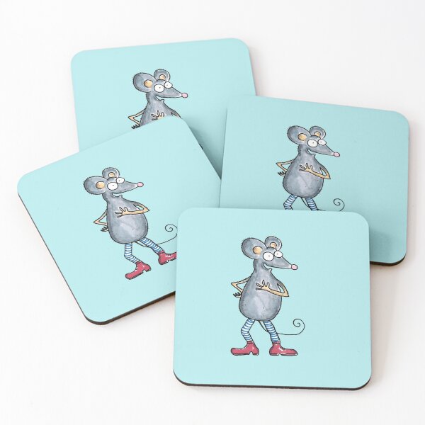 Item preview, Confident mouse with red shoes designed and sold by KathrinHG.
