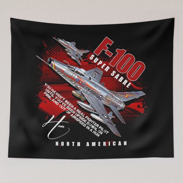 Item preview, F-100 Super Sabre – The Mighty Hun designed and sold by Aerolovers.