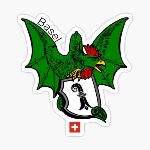 Item preview, Basilisk Of Basel - Color designed and sold by With Love From Basel.