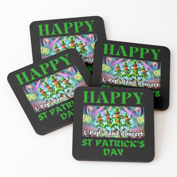 Item preview, Happy St Patrick's Day - L-Pop Band Concert designed and sold by Manic Merch Designs.