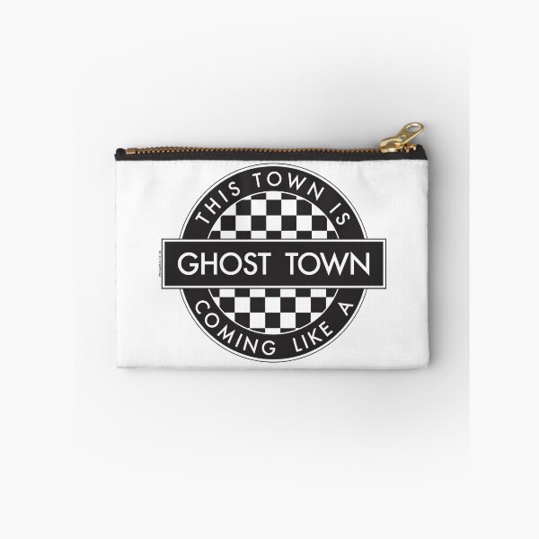 Item preview, THIS TOWN IS COMING LIKE A GHOST TOWN - [2 Tone Roundel] (White Background) designed and sold by phigment-art.