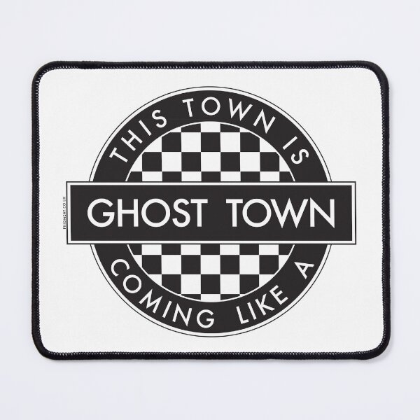 Item preview, THIS TOWN IS COMING LIKE A GHOST TOWN - [2 Tone Roundel] (White Background) designed and sold by phigment-art.