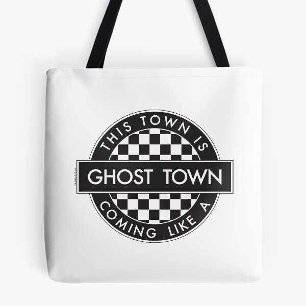 Item preview, THIS TOWN IS COMING LIKE A GHOST TOWN - [2 Tone Roundel] (White Background) designed and sold by phigment-art.