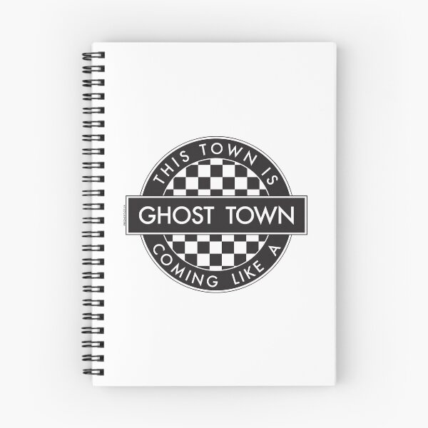 Item preview, THIS TOWN IS COMING LIKE A GHOST TOWN - [2 Tone Roundel] (White Background) designed and sold by phigment-art.