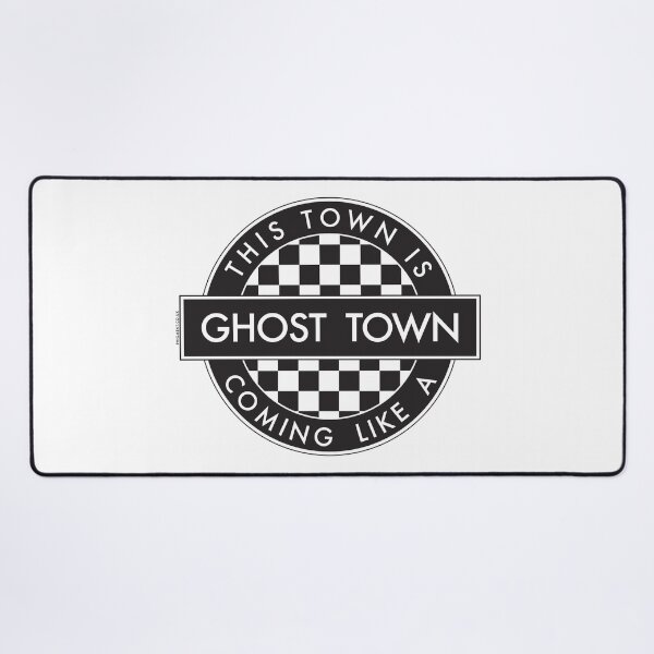 Item preview, THIS TOWN IS COMING LIKE A GHOST TOWN - [2 Tone Roundel] (White Background) designed and sold by phigment-art.
