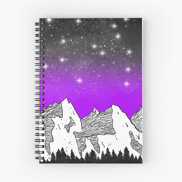 Item preview, Asexual pride mountains designed and sold by TheGayMarvin.