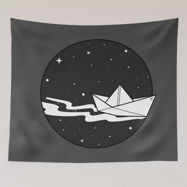 Item preview, Journey - Paper Boat designed and sold by SeaU.