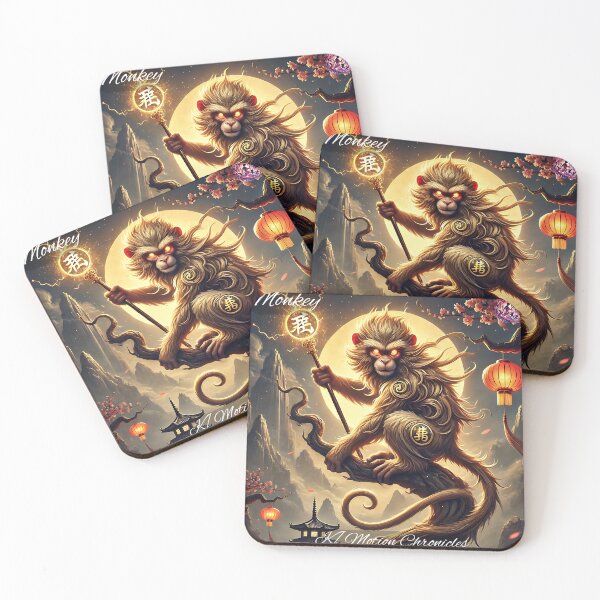 Item preview, "Celestial Monkey - KMotion Chronicles Chinese Zodiac Art" designed and sold by KMChronicles.