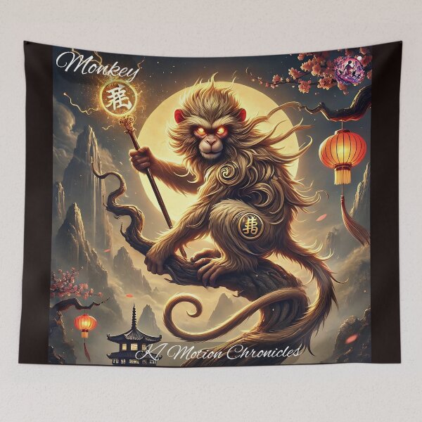 Item preview, "Celestial Monkey - KMotion Chronicles Chinese Zodiac Art" designed and sold by KMChronicles.