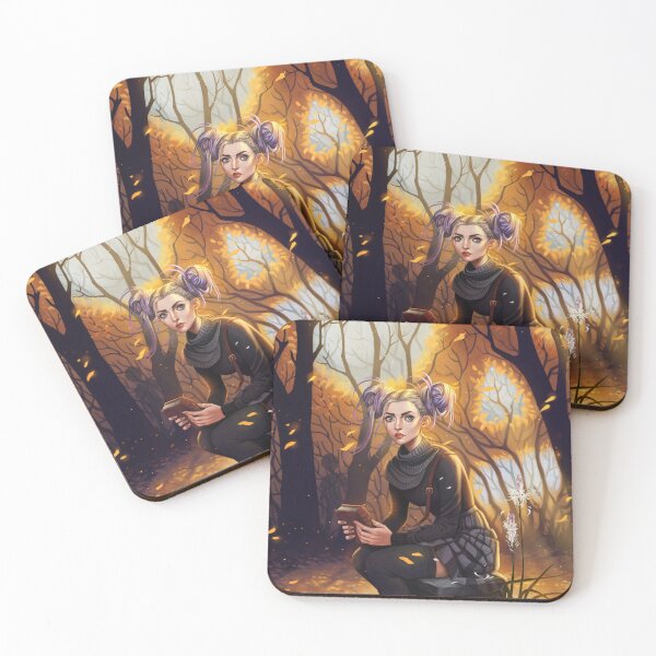 Item preview, Lane in the Autumn Light designed and sold by BlackBirdInk.