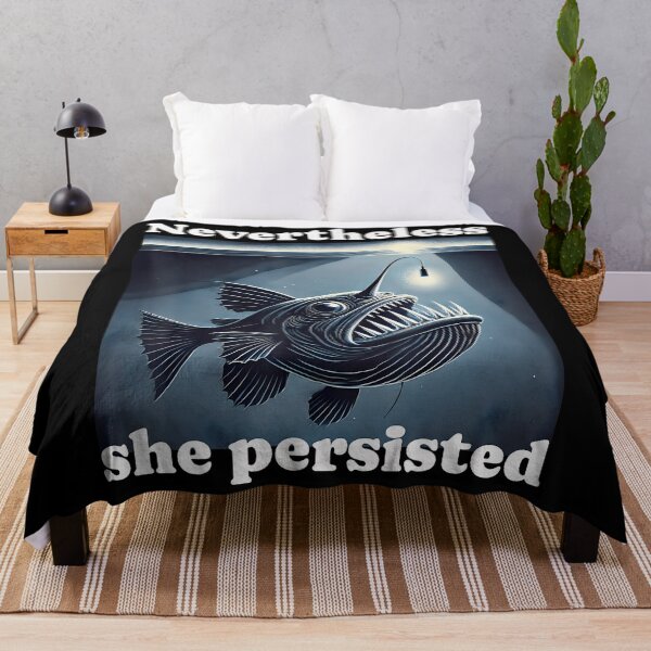 Item preview, Anglerfish Found The Light Angler Fish Meme designed and sold by FantasyFablesC.