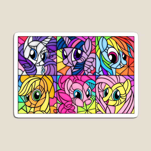Item preview, Friends in a Stained Glass Window designed and sold by storybeth.