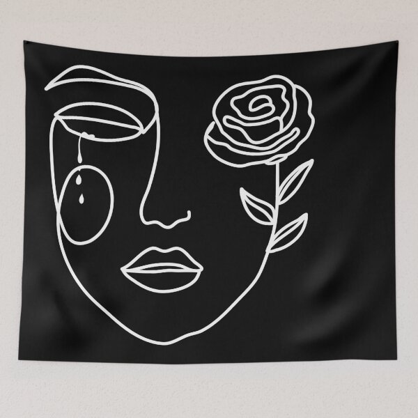 Item preview, Tears and Bloom - Abstract Line Art designed and sold by DARK_NOVA.