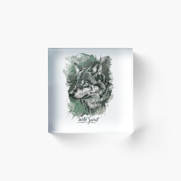 Item preview, Wild Spirit – Majestic Wolf Art designed and sold by Zentuary.