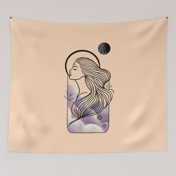 Item preview, Celestial Clouds - Peach Puff designed and sold by MaryAura.