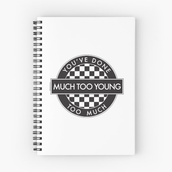 Item preview, YOU'VE DONE TOO MUCH, MUCH TOO YOUNG - [2 Tone Roundel] (White Background) designed and sold by phigment-art.