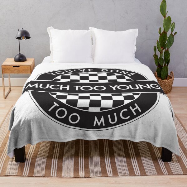Item preview, YOU'VE DONE TOO MUCH, MUCH TOO YOUNG - [2 Tone Roundel] (White Background) designed and sold by phigment-art.