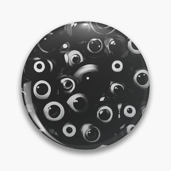 Item preview, Eerie Monochrome Eyes Pattern designed and sold by zzz888.