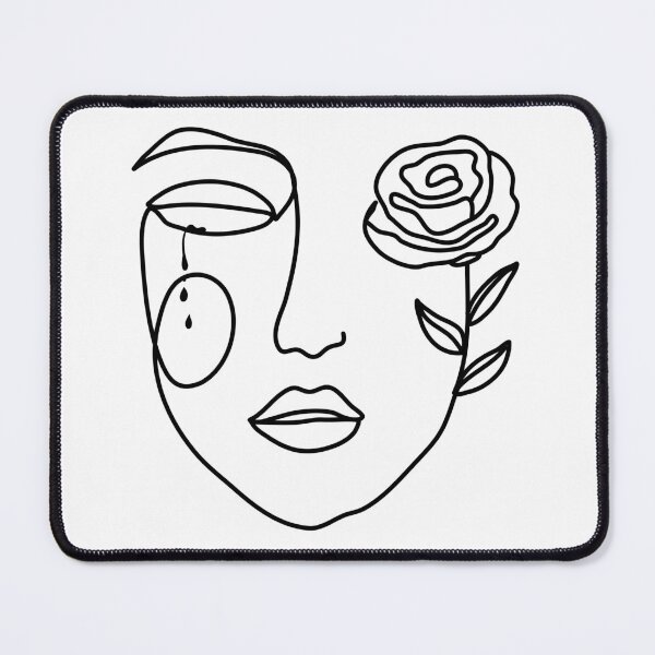 Item preview, Tears and Bloom - Abstract Line Art (black) designed and sold by DARK_NOVA.